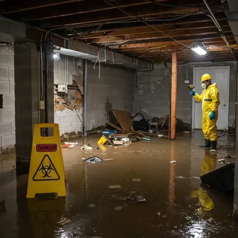 Flooded Basement Electrical Hazard in Lower Allen, PA Property